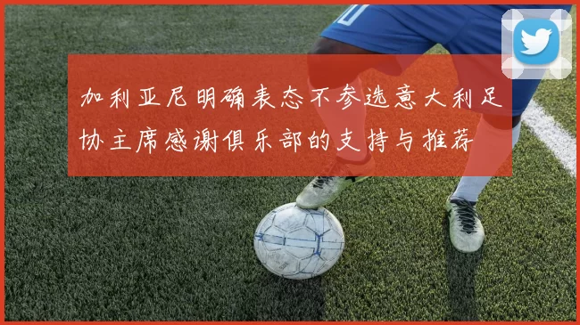加利亚尼明确表态不参选意大利足协主席感谢俱乐部的支持与推荐
